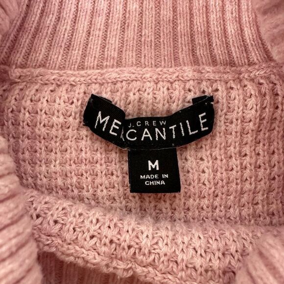 J. Crew Medium Textured turtleneck Pink - Picture 3 of 7